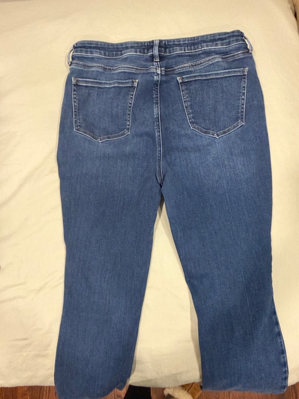 NYDJ Mid Wash Slim Boot Cut Jeans in Blue - Picture 3 of 4